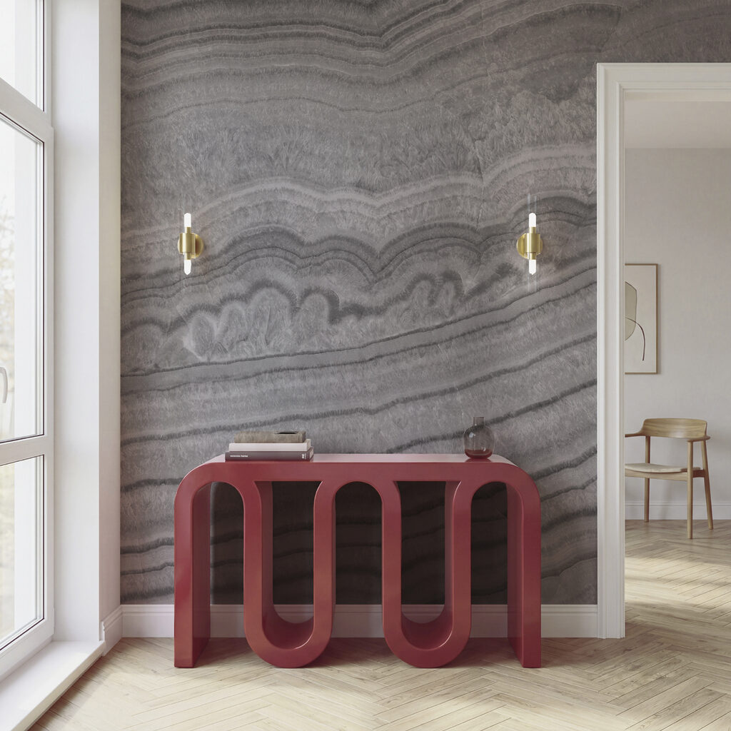 Ondas naturais num design monocromático