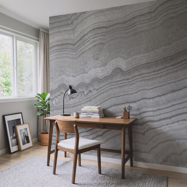 Ondas naturais num design monocromático