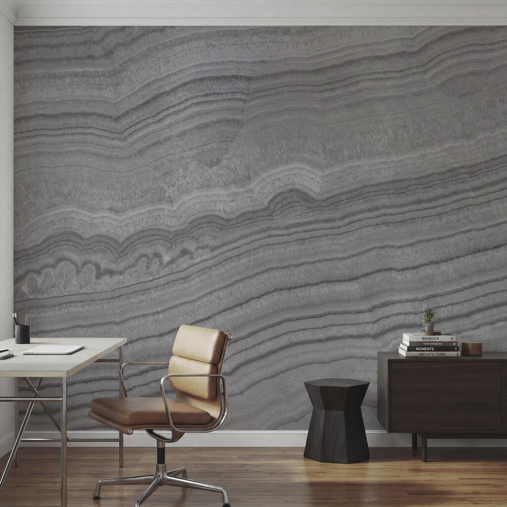 Ondas naturais num design monocromático