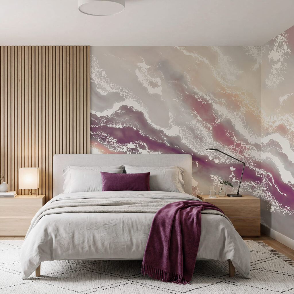 Ondas fluidas de cores suaves