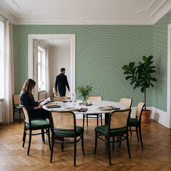 Padrão verde e branco Padrão verde e branco