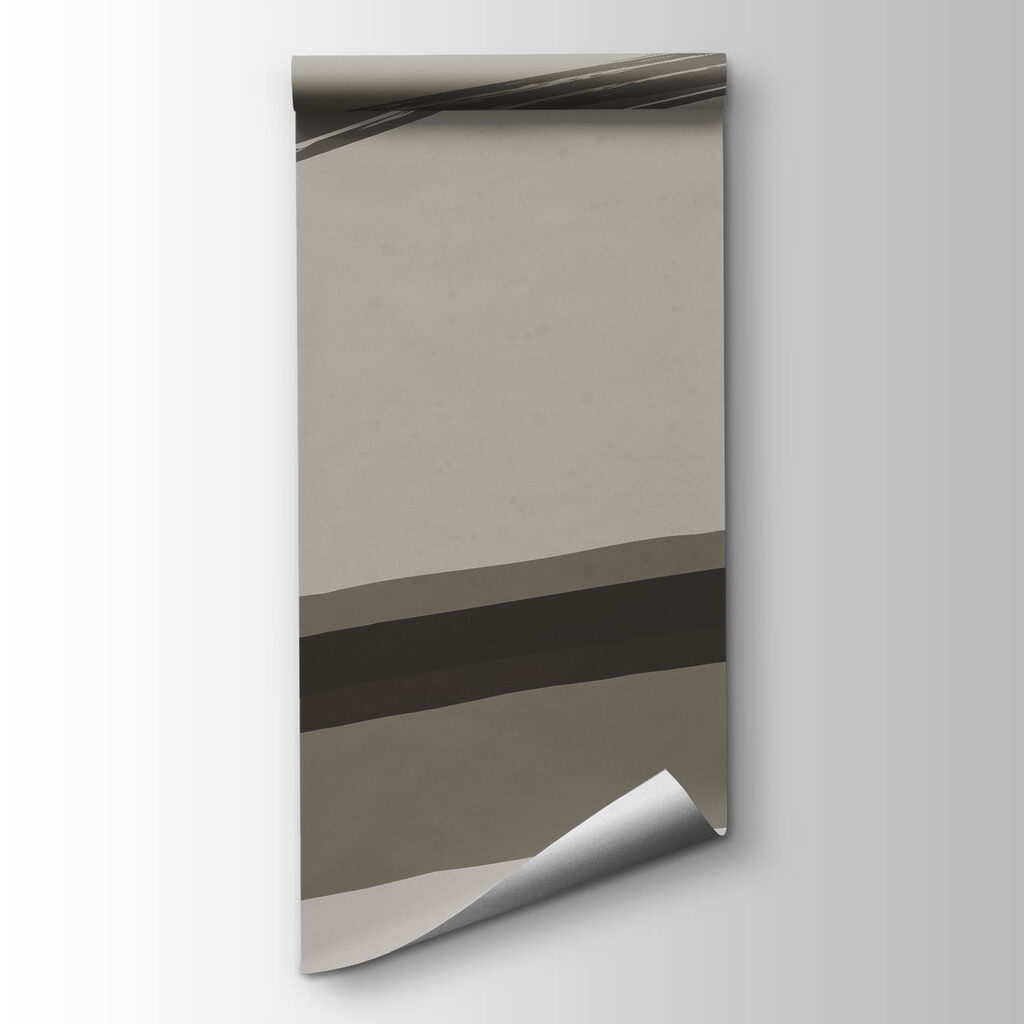 - Abstract waves in muted tones - Abstract waves in muted tones