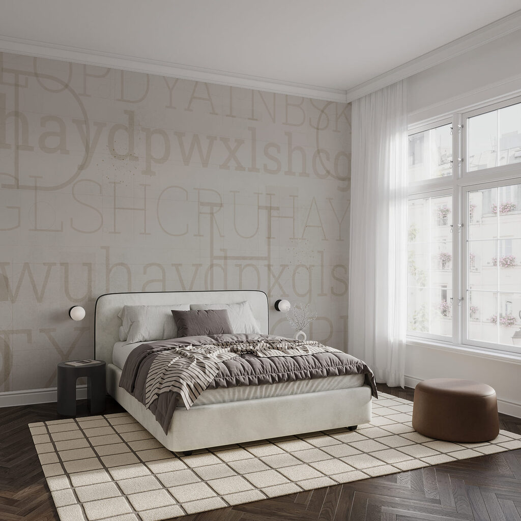 Fundo branco com letras Fundo branco com letras