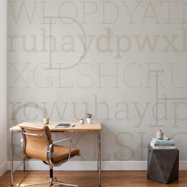 Fundo branco com letras Fundo branco com letras