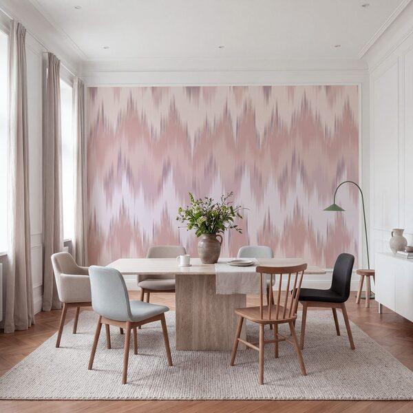 Padrão em ziguezague rosa e branco Padrão em ziguezague rosa e branco