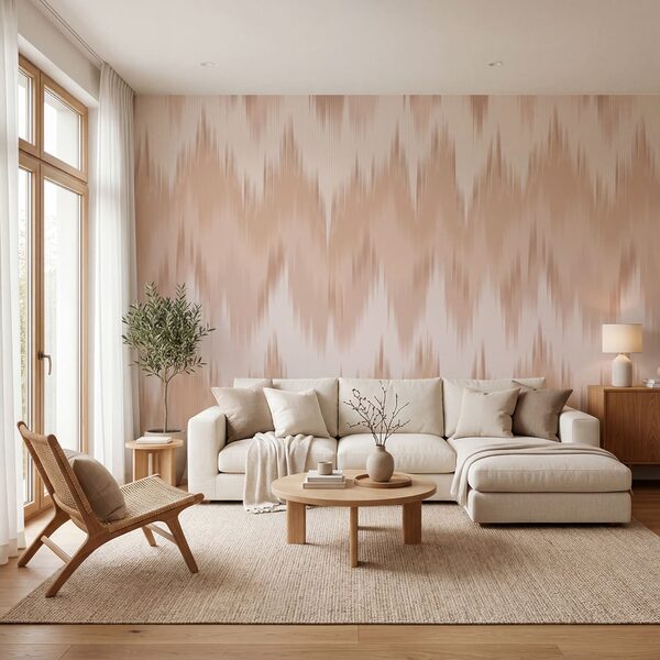 Padrão em ziguezague rosa e branco Padrão em ziguezague rosa e branco