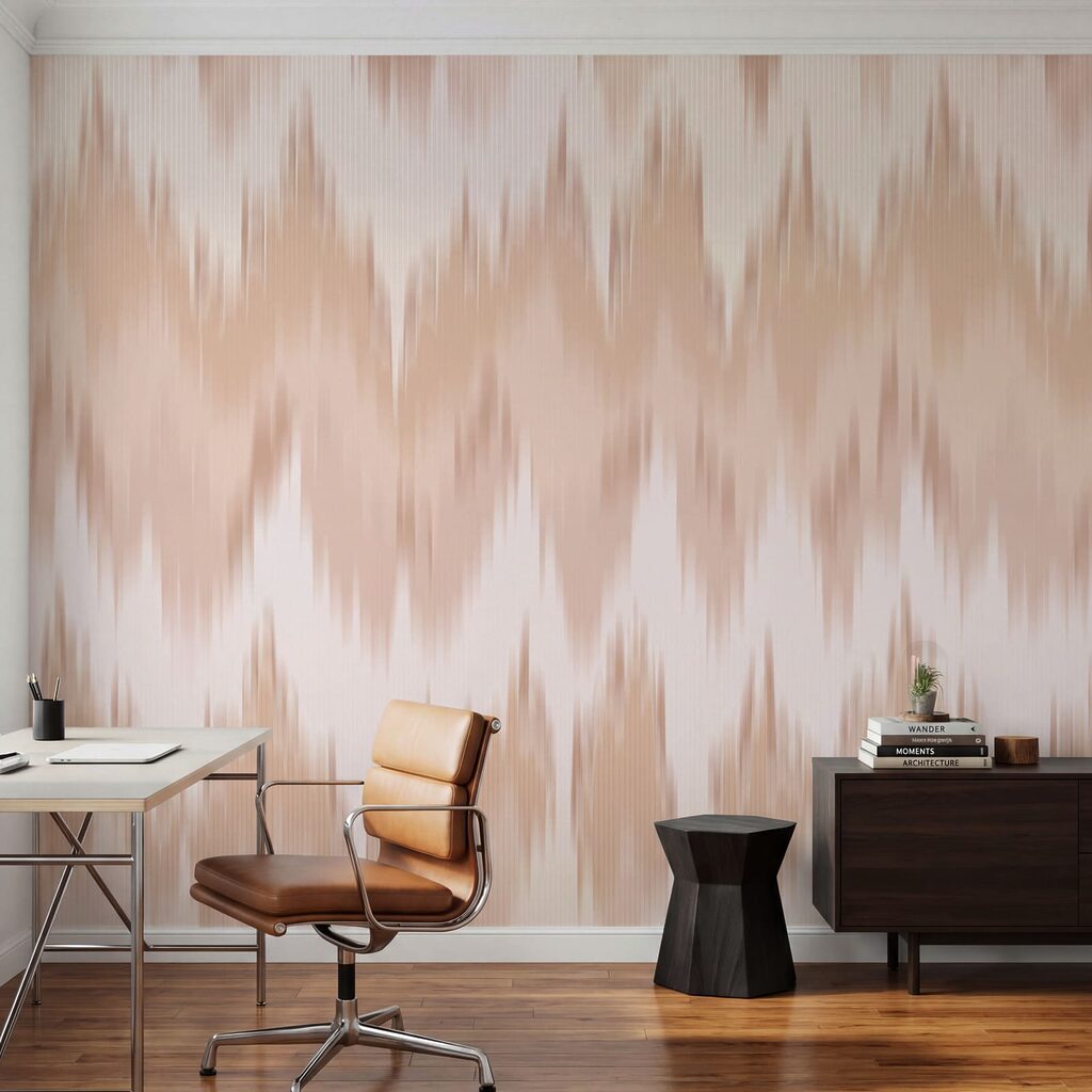Padrão em ziguezague rosa e branco Padrão em ziguezague rosa e branco