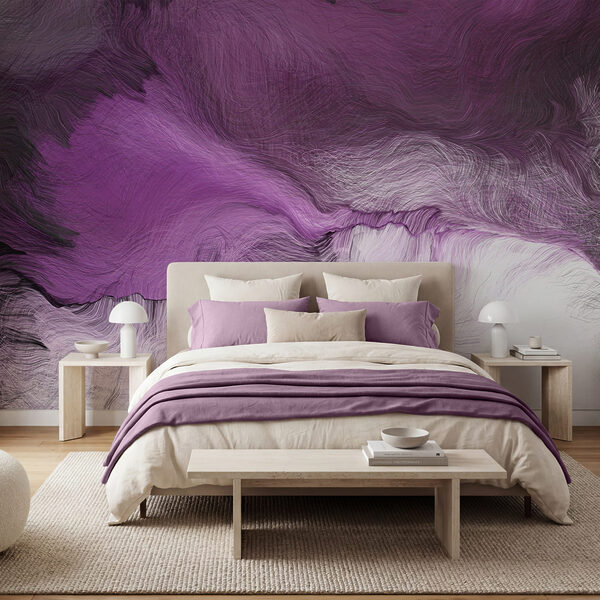 Pintura roxa e branca Pintura roxa e branca