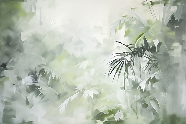 Painting of a forest of trees Painting of a forest of trees