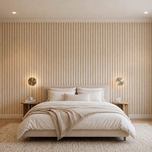 Linhas verticais elegantes em tons suaves