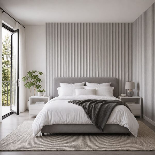 Design minimalista com padrão de linhas verticais Design minimalista com padrão de linhas verticais