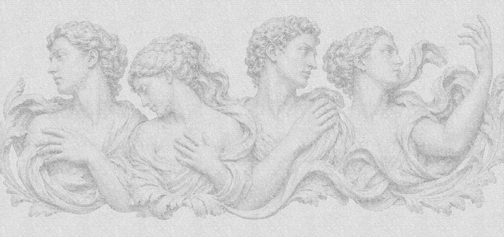 Drawing of a group of people
