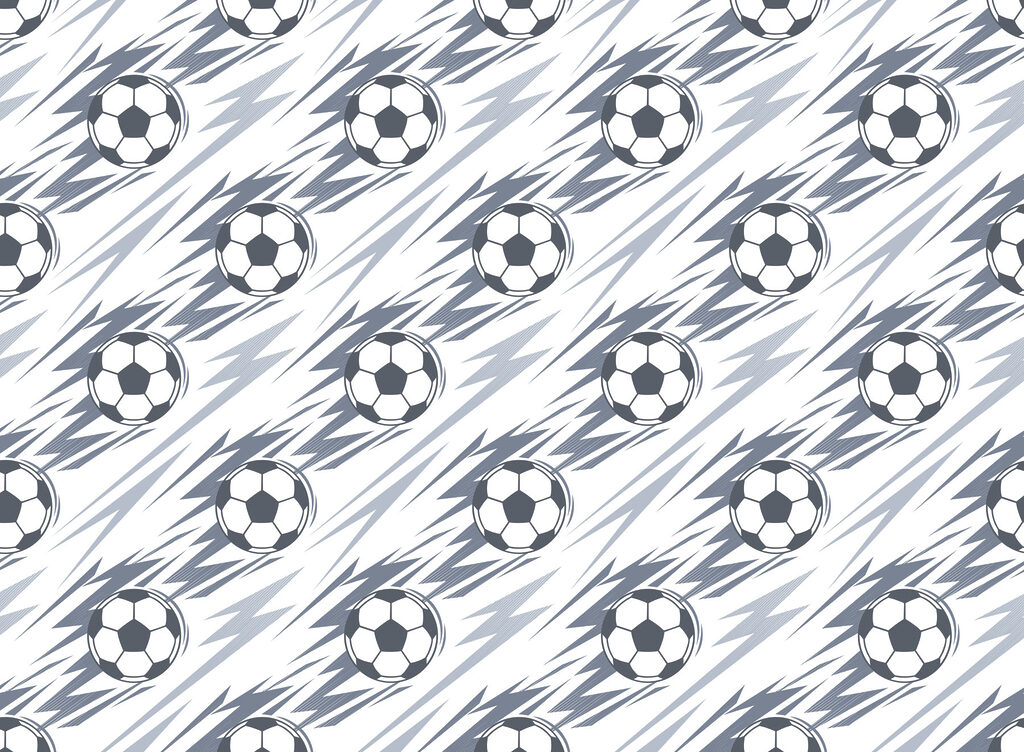 Pattern of football balls