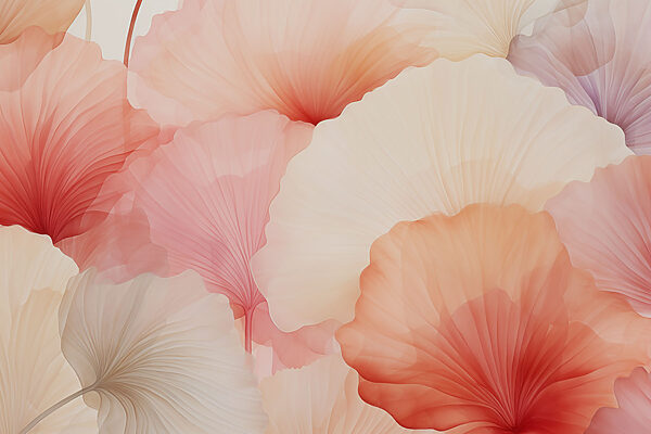 Soft petals in warm hues Soft petals in warm hues