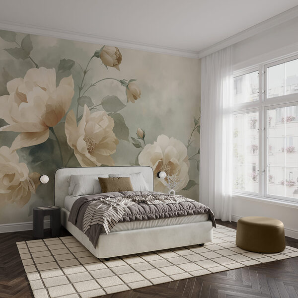 Sussurros de flores delicadas em harmonia
