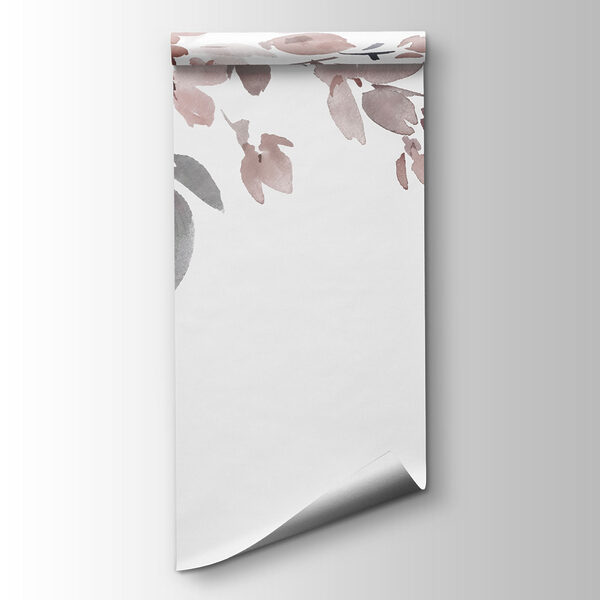 Painting of flowers on a white background
