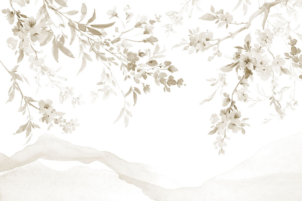 Painting of a tree branch