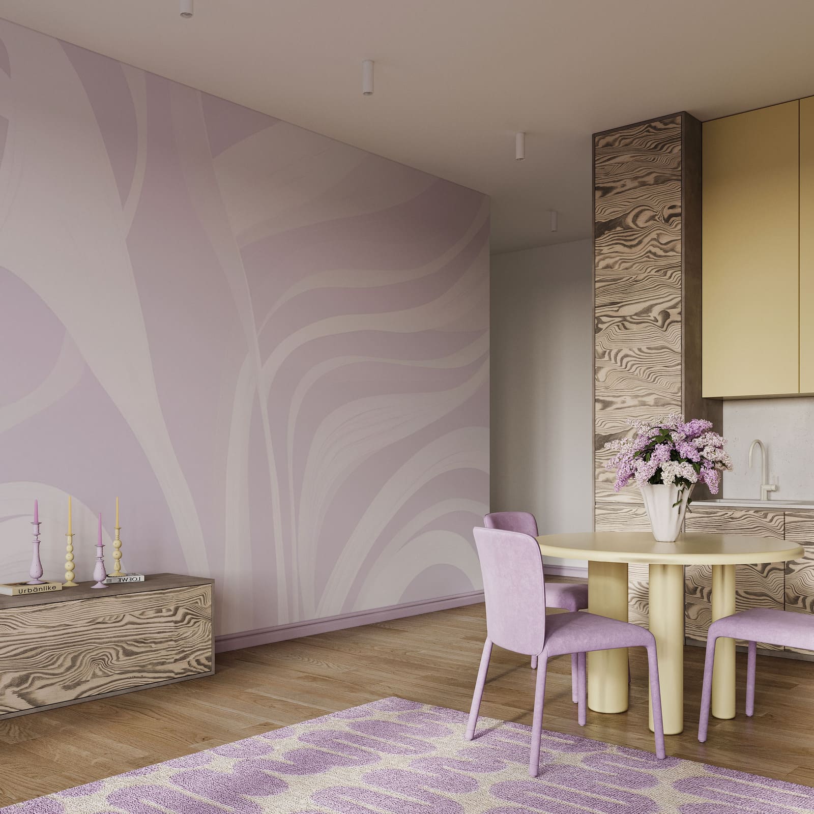 Fundo branco e roxo Fundo branco e roxo
