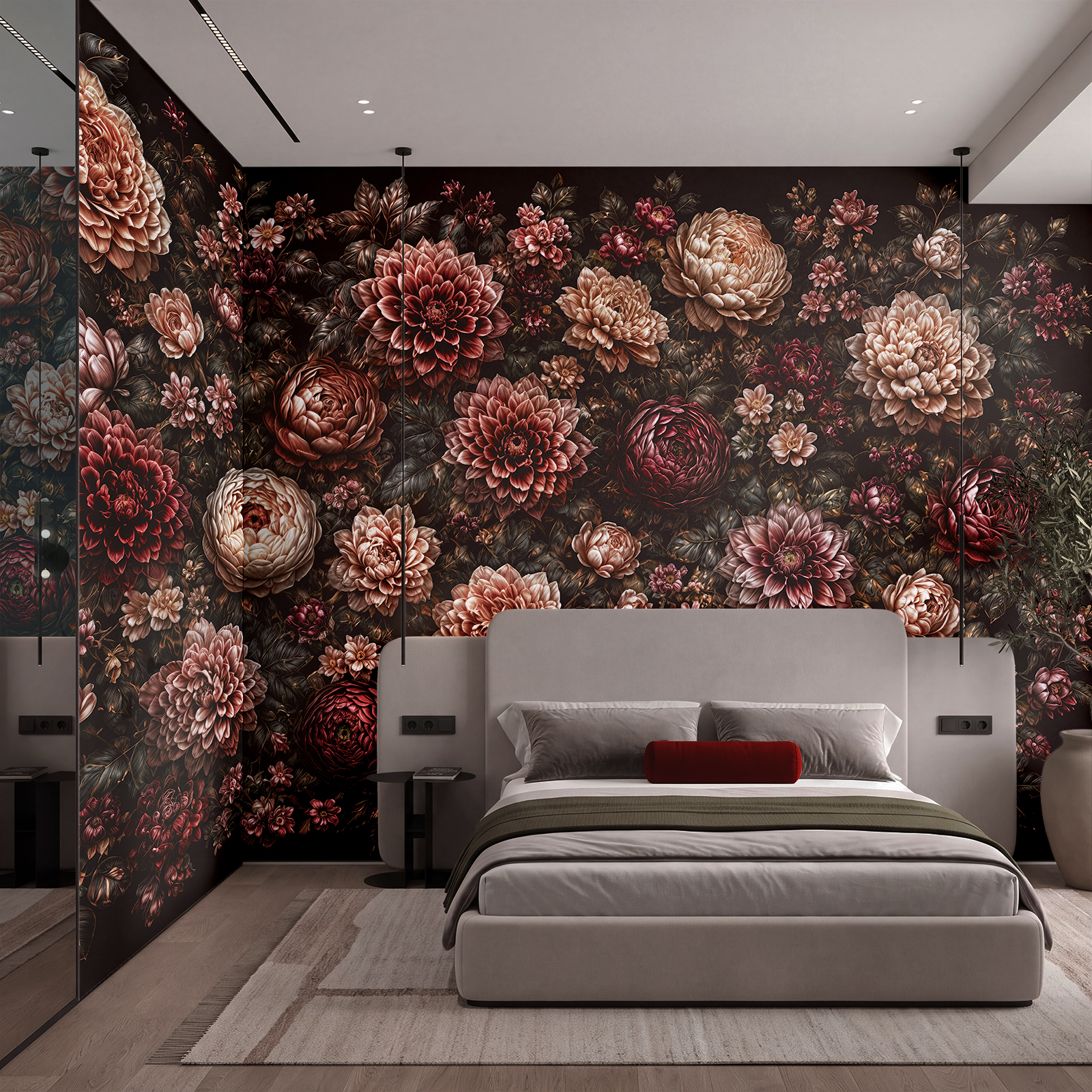 Um jardim vibrante repleto de flores em flor Um jardim vibrante repleto de flores em flor