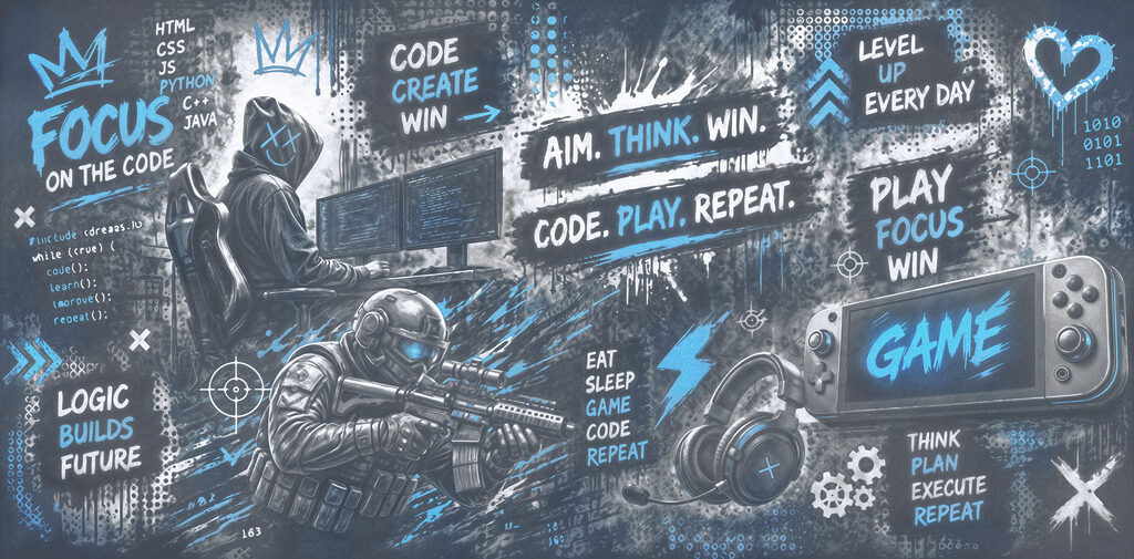 Poster of a video game Poster of a video game