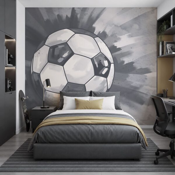 Bola de futebol no ar Bola de futebol no ar