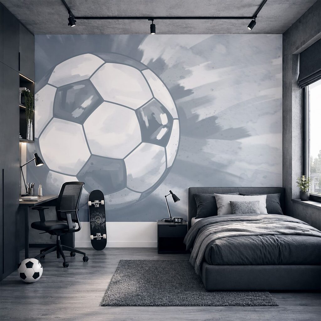 Bola de futebol no ar Bola de futebol no ar