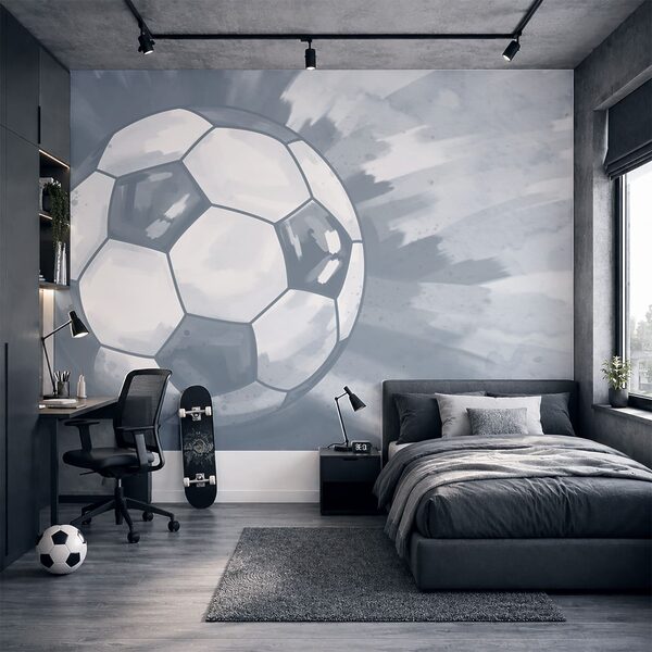 Bola de futebol no ar Bola de futebol no ar