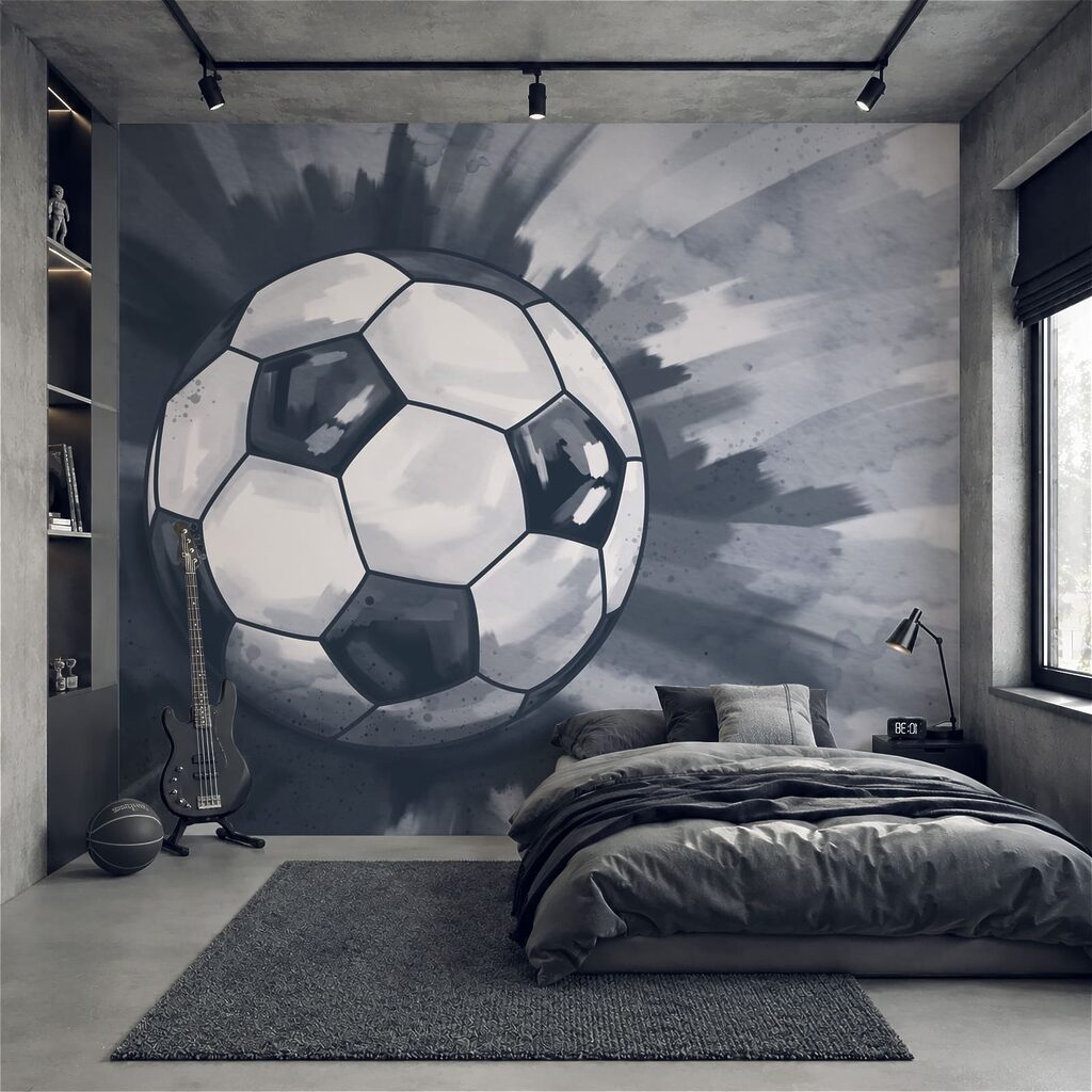 Bola de futebol no ar Bola de futebol no ar