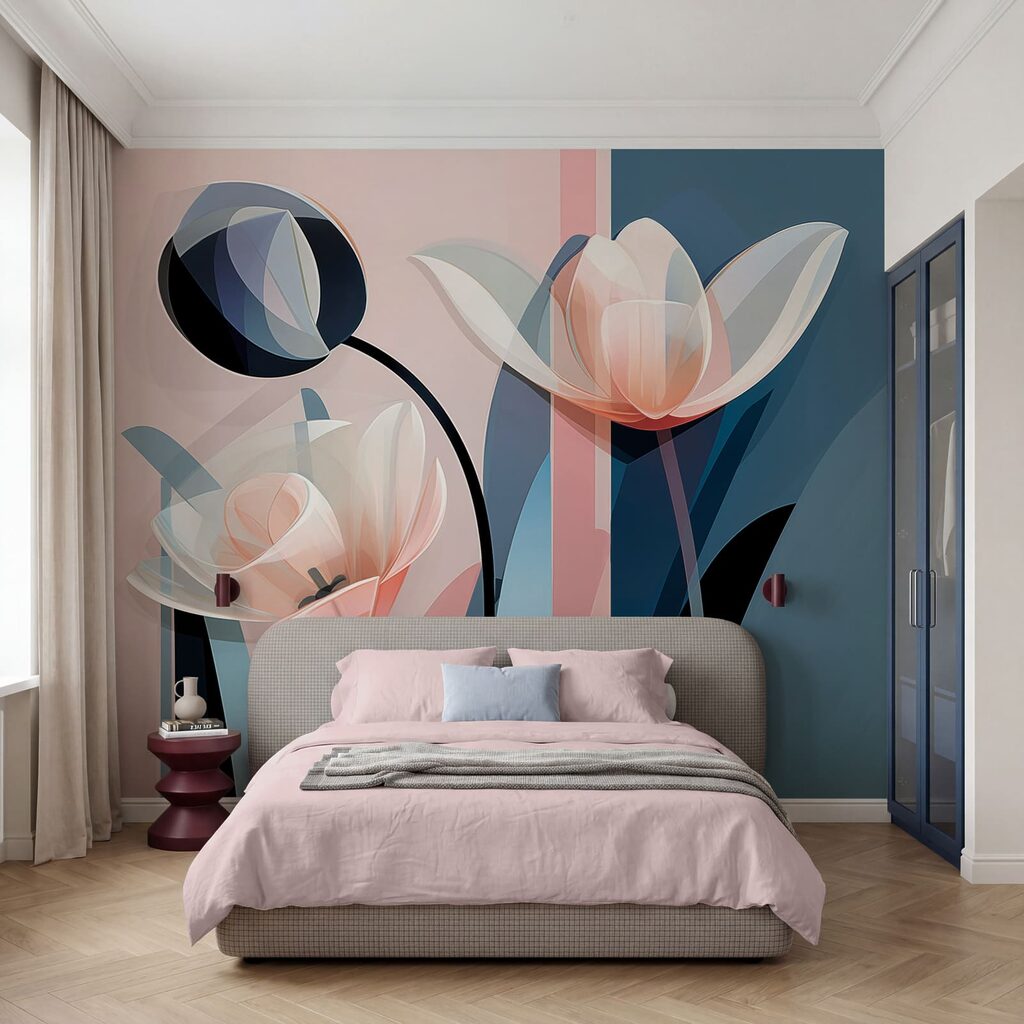 Flores delicadas em tons pastel suaves Flores delicadas em tons pastel suaves