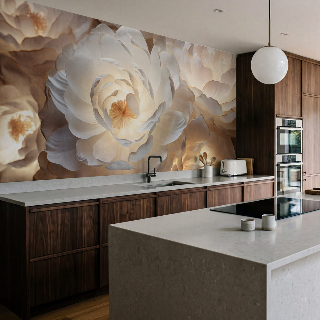 Pétalas delicadas iluminadas por dentro Pétalas delicadas iluminadas por dentro
