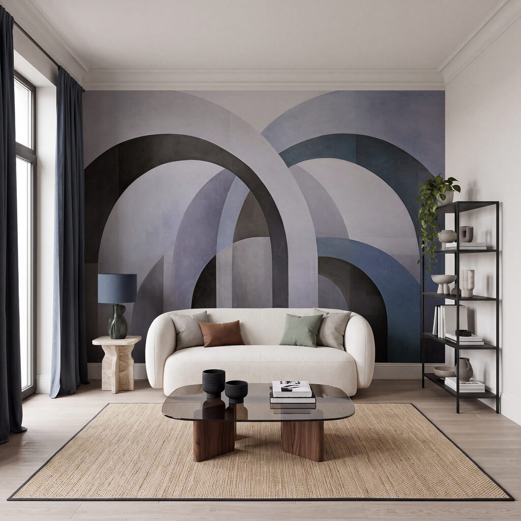 Pintura de um conjunto de arcos Pintura de um conjunto de arcos