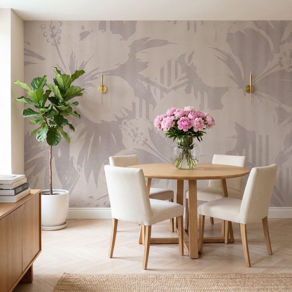 - Padrões florais suaves para espaços serenos - Padrões florais suaves para espaços serenos