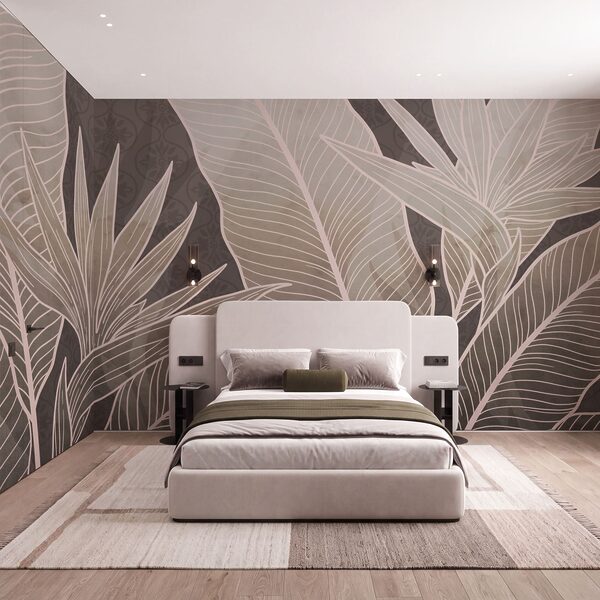 Tons suaves com elegância botânica Tons suaves com elegância botânica