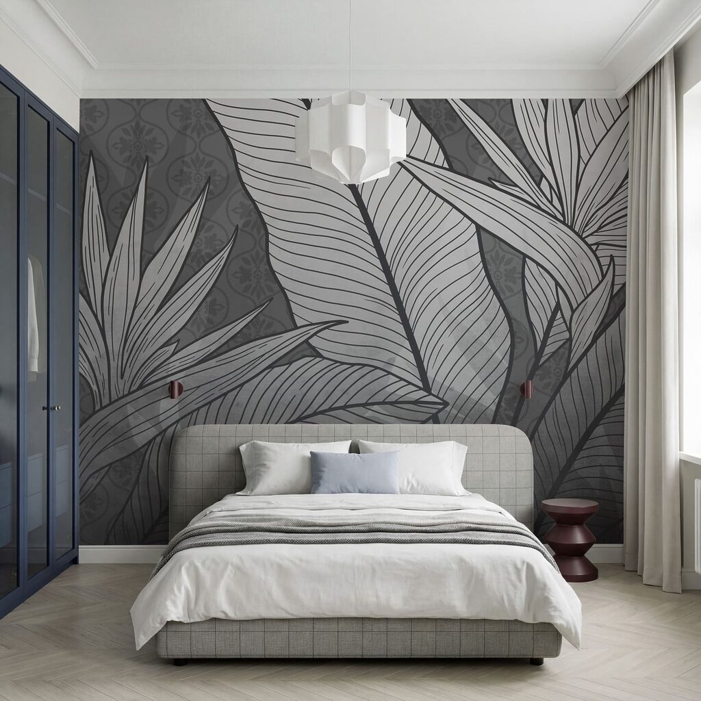 - Folhagem intricada numa paleta monocromática - Folhagem intricada numa paleta monocromática