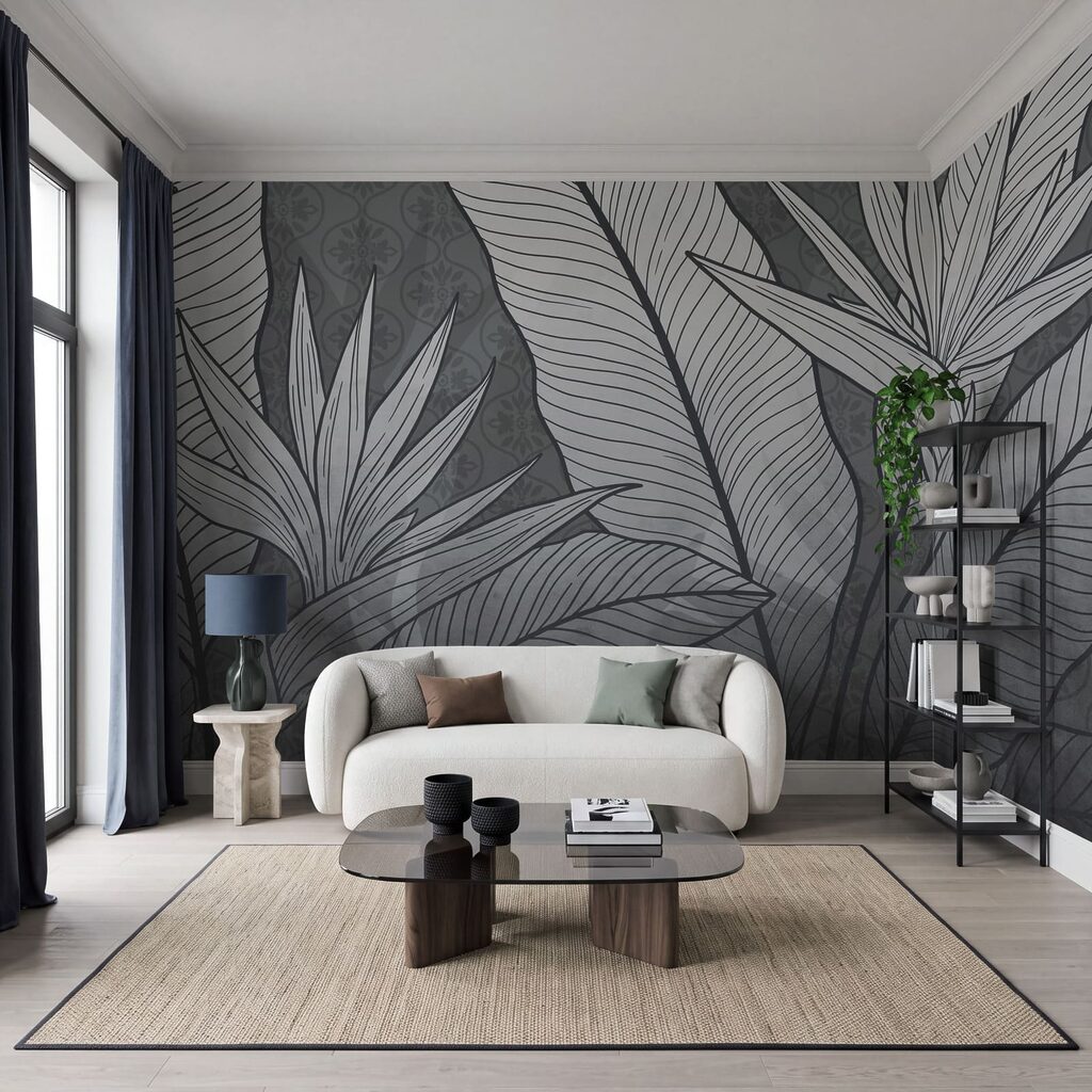 - Folhagem intricada numa paleta monocromática - Folhagem intricada numa paleta monocromática