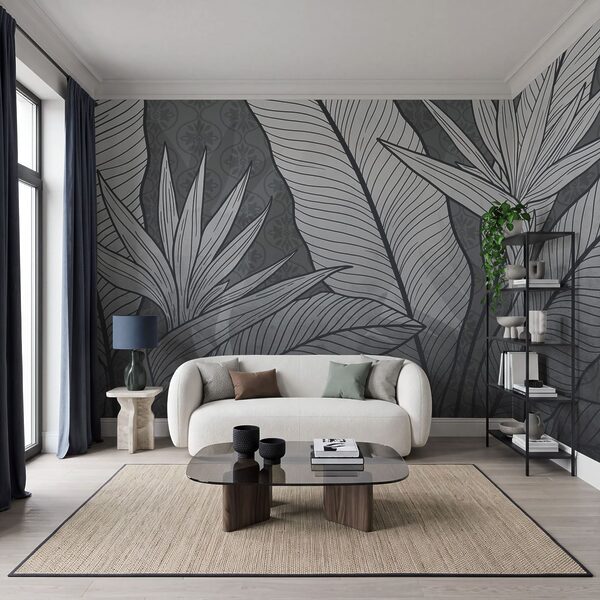 - Folhagem intricada numa paleta monocromática - Folhagem intricada numa paleta monocromática