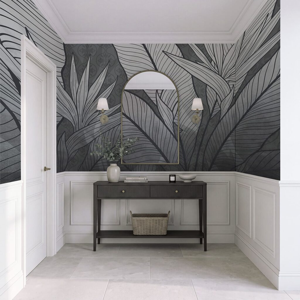 - Folhagem intricada numa paleta monocromática - Folhagem intricada numa paleta monocromática