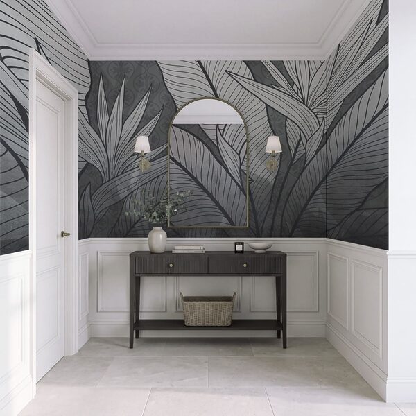 - Folhagem intricada numa paleta monocromática - Folhagem intricada numa paleta monocromática