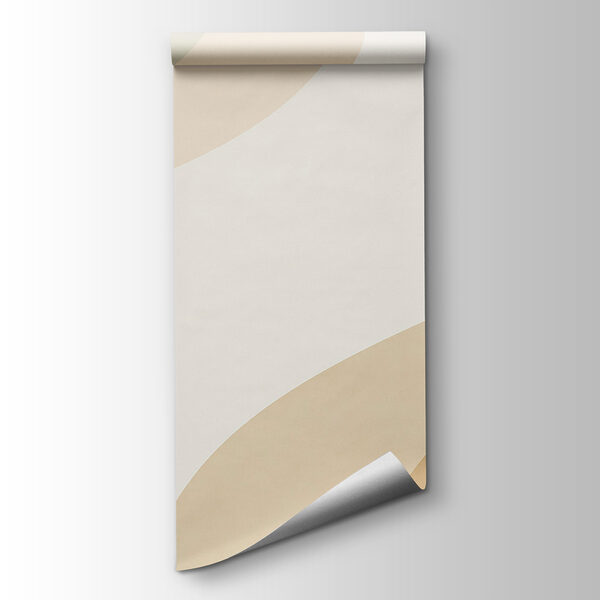 White and tan wavy lines White and tan wavy lines
