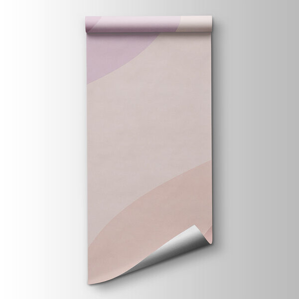 - Soft waves in gentle pastel hues