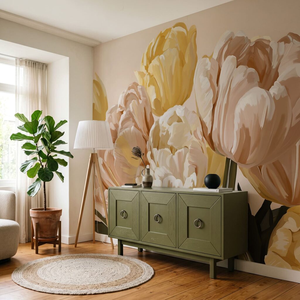 Flores frescas em tons pastel Flores frescas em tons pastel