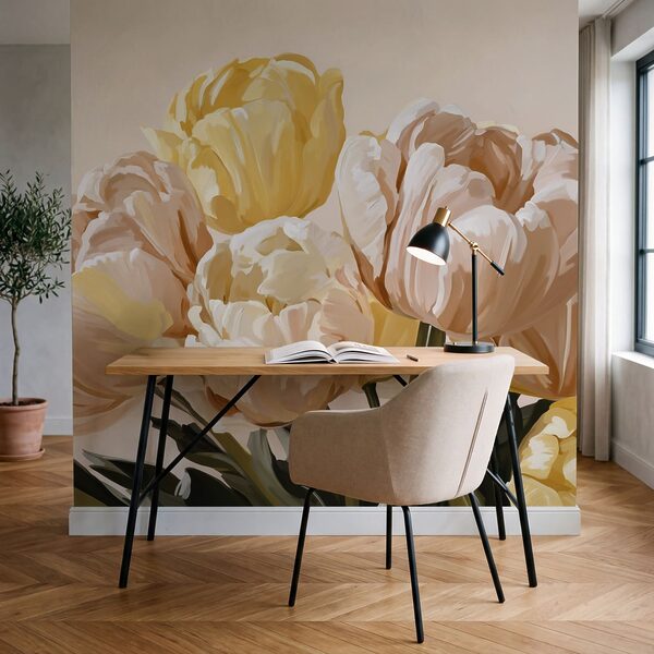 Flores frescas em tons pastel Flores frescas em tons pastel