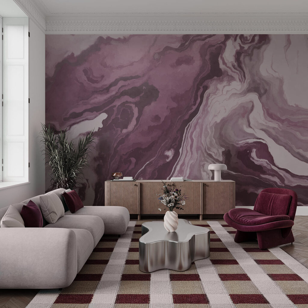Redemoinhos abstratos em tons suaves