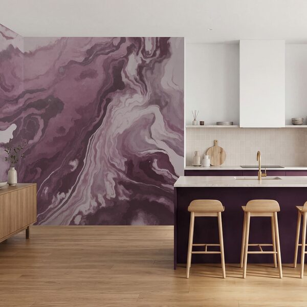 Redemoinhos abstratos em tons suaves