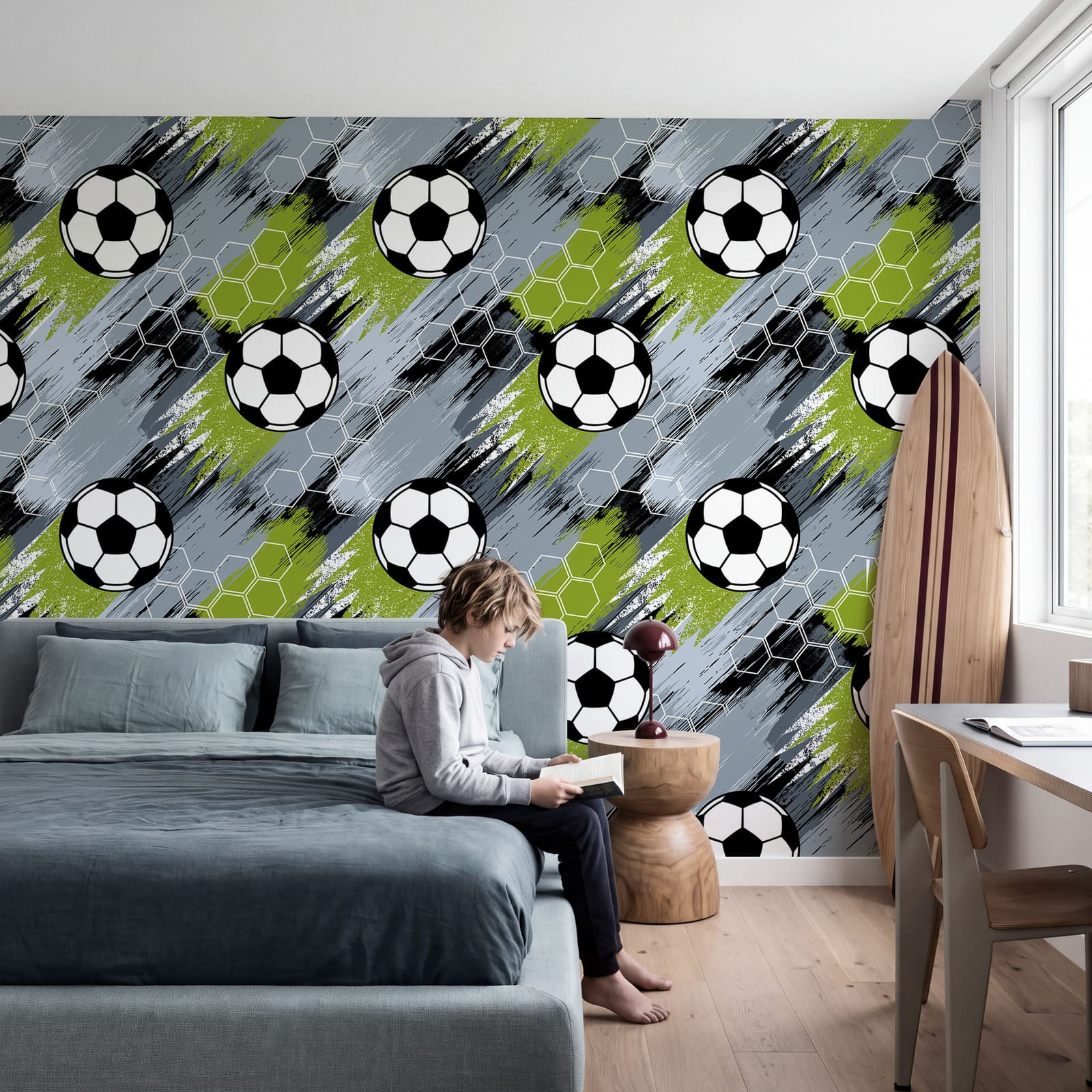 Padrão das bolas de futebol