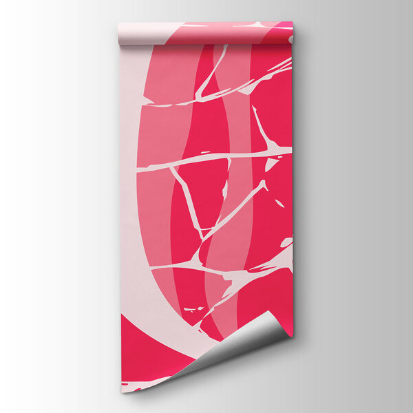 Papel de parede Padrão rosa e branco (REF: t01035v4)