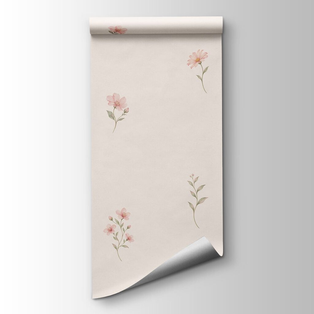Papel de parede Padrão floral delicado para qualquer espaço (REF: t01095)