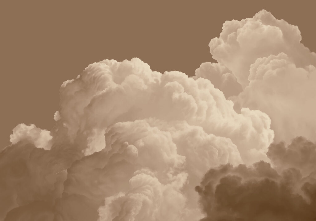 Papel de parede Grandes nuvens brancas no céu (REF: t01046v2) Papel de parede Grandes nuvens brancas no céu (REF: t01046v2)