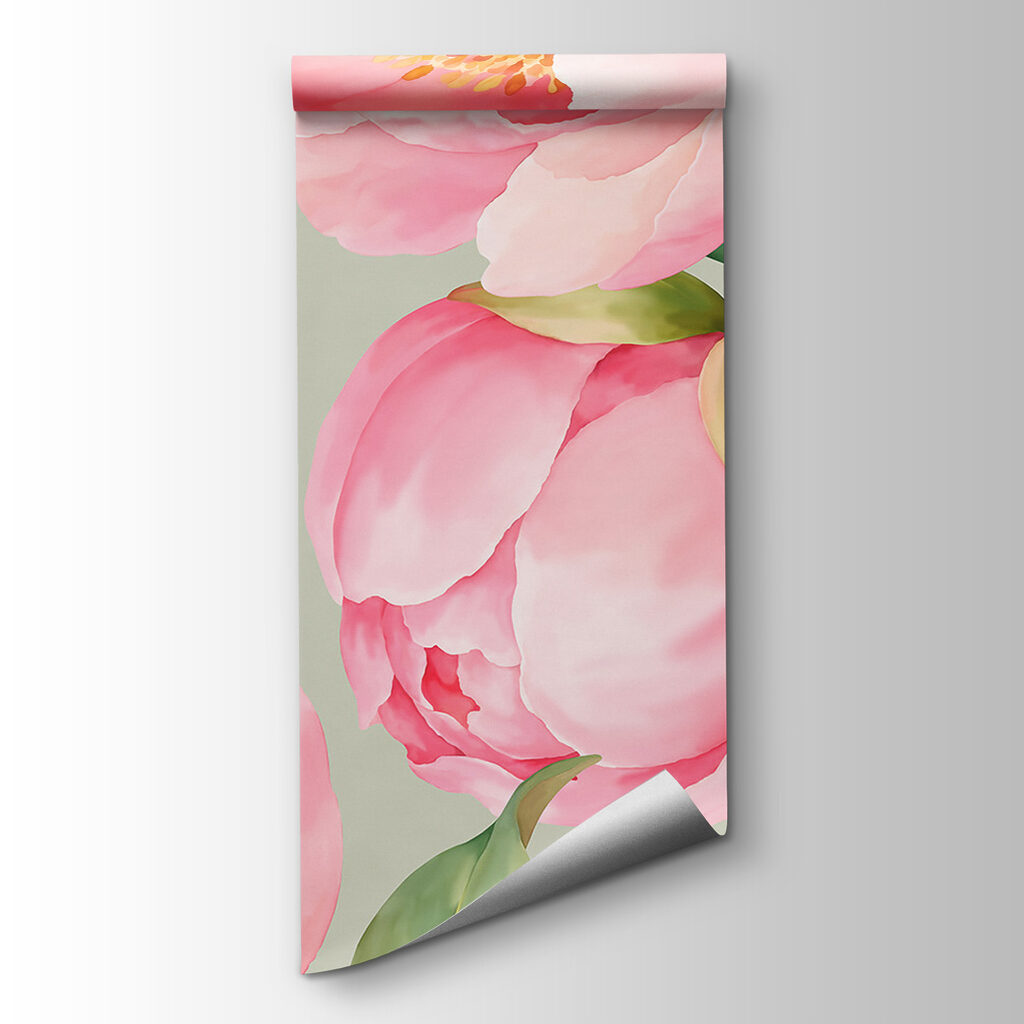 Papel de parede Padrão de flores cor-de-rosa (REF: t01096v2) Papel de parede Padrão de flores cor-de-rosa (REF: t01096v2)