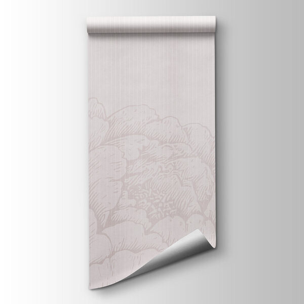 Papel de parede Flores delicadas em tons suaves (REF: t01097v2)